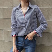 VIVIDLADY/ビビッドレディ VIVIDLADY ストライプ シャツ レディース ストライプ柄 ブラウス ブラウス オフィス ブラウス シャツ レディース オフィス ブラウス/507510237