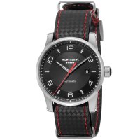 MONTBLANC/モンブラン Montblanc タイムウォーカー メンズ 時計 115361 自動巻 ブラック カーフ革 スイス/507696144