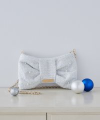Maison de FLEUR/メゾン ド フルール Maison de FLEUR ツイードリボン型ショルダーバッグ/507699665