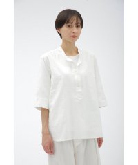 MARGARET HOWELL HOLD GOODS/DOBBY STRIPE COTTON SILK/507699746