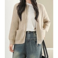 Lace Ladies/レースレディース Lace Ladies ラウンドネック ダブルジップ 長袖 ニット ジャケット/507700124