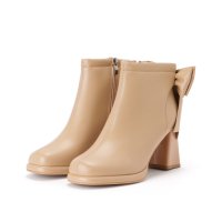 Lace Ladies/レースレディース Lace Ladies バック リボン チャンキー ショート ブーツ/507700369