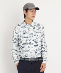 adabat/ゴルフマップデザイン 長袖ポロシャツ/507700589
