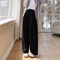 maison de LATIR/メゾンドラティール maison de LATIR 大人カジュアルにおすすめの裏起毛ワイドパンツ/507701150