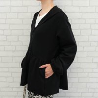 aquagarage/アクアガレージ aquagarage ダンボールニットペプラムパーカー 春 秋 冬/507704036
