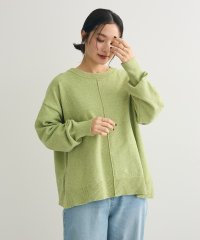 Green Parks/グリーン パークス Green Parks ベロアモールリラックスサイズニットプルオーバー/507704067