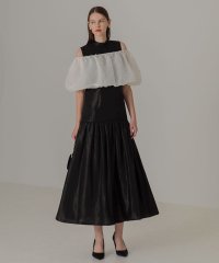 Leja/レジャ Leja パールラメボレロオフショルダーAラインドレスワンピース美脚効果結婚式 パーティードレス 成人式 20代 30代 40代/507710406