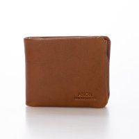 ANON/アノン ANON ゴートレザー袋縫い・2つ折り財布・小銭入れ付き/507043625