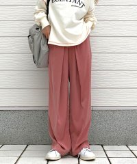 Q/キュー Q フロントタックテーパードパンツ/507712009