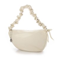 mauve/モーヴ mauve くしゅくしゅショルダーのアシンメトリーバッグ/507712051