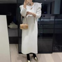 Forcement/フォースメント Forcement レトロなマキシ丈ニットワンピース/507712799