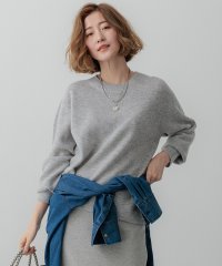 NIJYUSANKU（SMALL SIZE）/【洗える】ウールカシミヤ クルーネック ニット/507713032