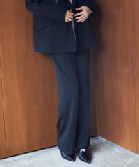 ICB（LARGE SIZE）/【洗える】ミリオーネダンボールニット ワイドストレートパンツ/507713059