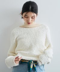 VIS/ユルネックポコポコヤーンニットプルオーバー/507713432