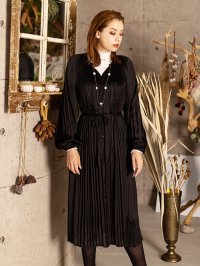SPECCHIO/スペッチオ SPECCHIO フェイドアウトクリスタルプリーツ ワンピース/507712597