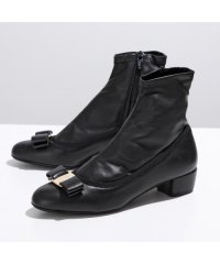 FERRAGAMO/サルバトーレフェラガモ Salvatore Ferragamo FERRAGAMO ショートブーツ VARA ヴィラリボン 705143/507712895