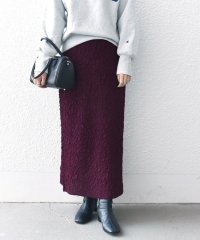 SHIPS any WOMEN/SHIPS any:〈手洗い可能〉ジャカード バンピー Iライン ロング スカート/507713271