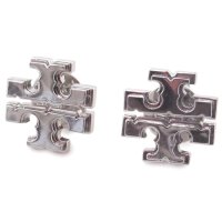 TORY BURCH/トリーバーチ TORY BURCH TORY BURCH トリバーチ アウトレット シルバー スモール ロゴ スタッズ ピアス 保存袋付き 143361 022/507713317