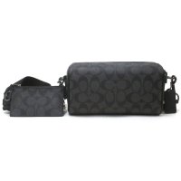 COACH/コーチ COACH コーチ バッグ メンズ COACH アウトレット シグネチャー キャンバス アクセル クロスボディ ショルダーバッグ CJ674 QBO4G/507713326