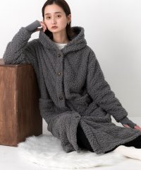 ad thie/アドティエ ad thie 【2024AW新作】着る毛布 ロング丈フード付きルームウエア/507713393