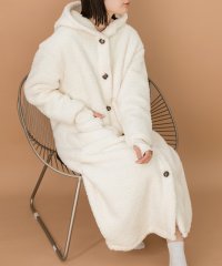 ad thie/アドティエ ad thie 【2024AW新作】着る毛布 ロング丈フード付きルームウエア/507713393