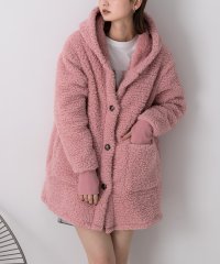 ad thie/アドティエ ad thie 【2024AW新作】着る毛布 ミドル丈フード付きルームウエア/507713394