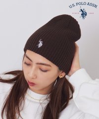 US POLO ASSN/ユーエスポロアッスン U.S. POLO ASSN. リブビーニーワッチ ニット帽 ビーニー ニットキャップ/507713992