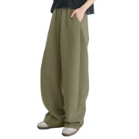 KOBE LETTUCE/コウベレタス KOBE LETTUCE ダイバー素材ワイドカーブパンツ【エクストラプチ】 [M4050]/507716795