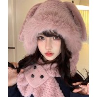 miniministore/ミニミニストア miniministore マフラー帽子うさぎ耳 ファー帽子ボア帽子/507717432