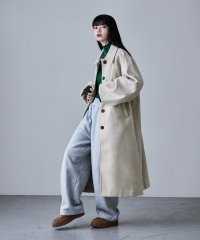 etoll./エトル etoll. コクーンスリーブステンカラーロングコート/507717462