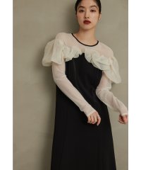 niana/ニアナ niana フリルフレアドレス 結婚式 成人式 同窓会 ディナー デイリー パーティードレス オケージョンドレス お呼ばれワンピース/507717473