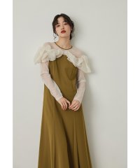 niana/ニアナ niana フリルフレアドレス 結婚式 成人式 同窓会 ディナー デイリー パーティードレス オケージョンドレス お呼ばれワンピース/507717473