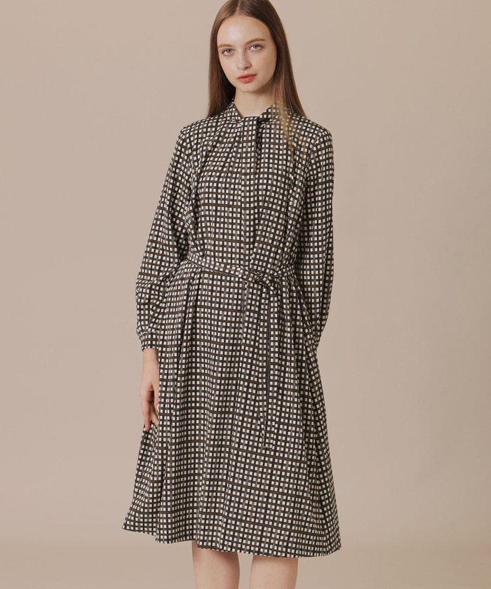 MACKINTOSH LONDON フラワープリント ロングスカート 38 婦人画