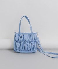 KBF/サテンギャザーハンドBAG/507717628