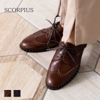 SCORPIUS/スコーピウス SCORPIUS 【SCORPIUS】 スコーピウス スタッズ レース アップ シューズ/507717940