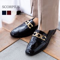 SCORPIUS/スコーピウス SCORPIUS 【SCORPIUS】 大きめ ビット 付き ローファー/507717943
