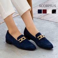SCORPIUS/スコーピウス SCORPIUS 【SCORPIUS】 大きめ ビット 付き ローファー/507717943