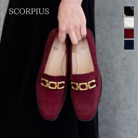 SCORPIUS/スコーピウス SCORPIUS 【SCORPIUS】 大きめ ビット 付き ローファー/507717943
