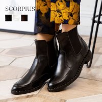 SCORPIUS/スコーピウス SCORPIUS 【SCORPIUS】 スコーピウス スタッズ ブーツ/507717945