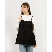 STYLEBLOCK/スタイルブロック STYLEBLOCK ツイルプリーツキャミトップス/507718348