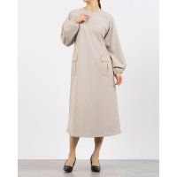 Partisan/パルチザン Partisan サーモ裏起毛別布ポケットサックワンピース/507718548