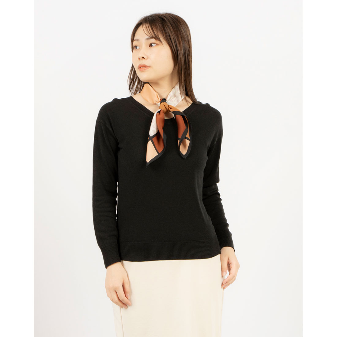 【最終価格】agnes b. BF12 ECHARPE　リバーシブルマフラー agnes b.（アニエスベー）の「BF12 ECHARPE リバーシブル