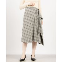 TONAL/トーナル TONAL アシメグレンチェックスカート/507718934