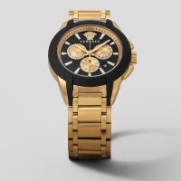 VERSACE WATCH/ヴェルサーチェ VERSACE キャラクター クロノ メンズ 時計 VEM800318 クォーツ ブラック ステンレススチール スイス/507719824