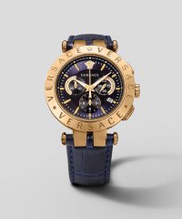 VERSACE WATCH/ヴェルサーチェ VERSACE V－RACE クロノ メンズ 時計 VERQ00120 クォーツ ネイビー カーフ革 スイス/507719832