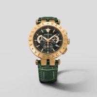 VERSACE WATCH/ヴェルサーチェ VERSACE V－RACE クロノ メンズ 時計 VERQ00420 クォーツ グリーン カーフ革 スイス/507719835
