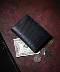 VANQUISH/ヴァンキッシュ VANQUISH カーボン ホック付き二つ折財布/507720003