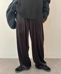 vieux by MAISON BREEZE/vieux by MAISON BREEZE イージーパンツ ベロア パンツ ウエスト紐 無地 ベロアパンツ Easy velour pants/507720051