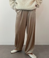 vieux by MAISON BREEZE/vieux by MAISON BREEZE イージーパンツ ベロア パンツ ウエスト紐 無地 ベロアパンツ Easy velour pants/507720051