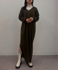 vieux by MAISON BREEZE/ヴィユー バイメゾンブリーズ vieux by MAISON BREEZE V neck knit long one－piece/507720058